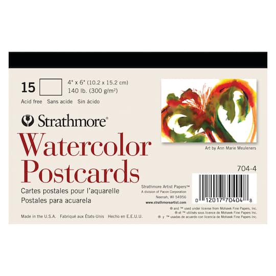 Strathmore&#xAE; Watercolor Postcards, 4&#x22; x 6&#x22;